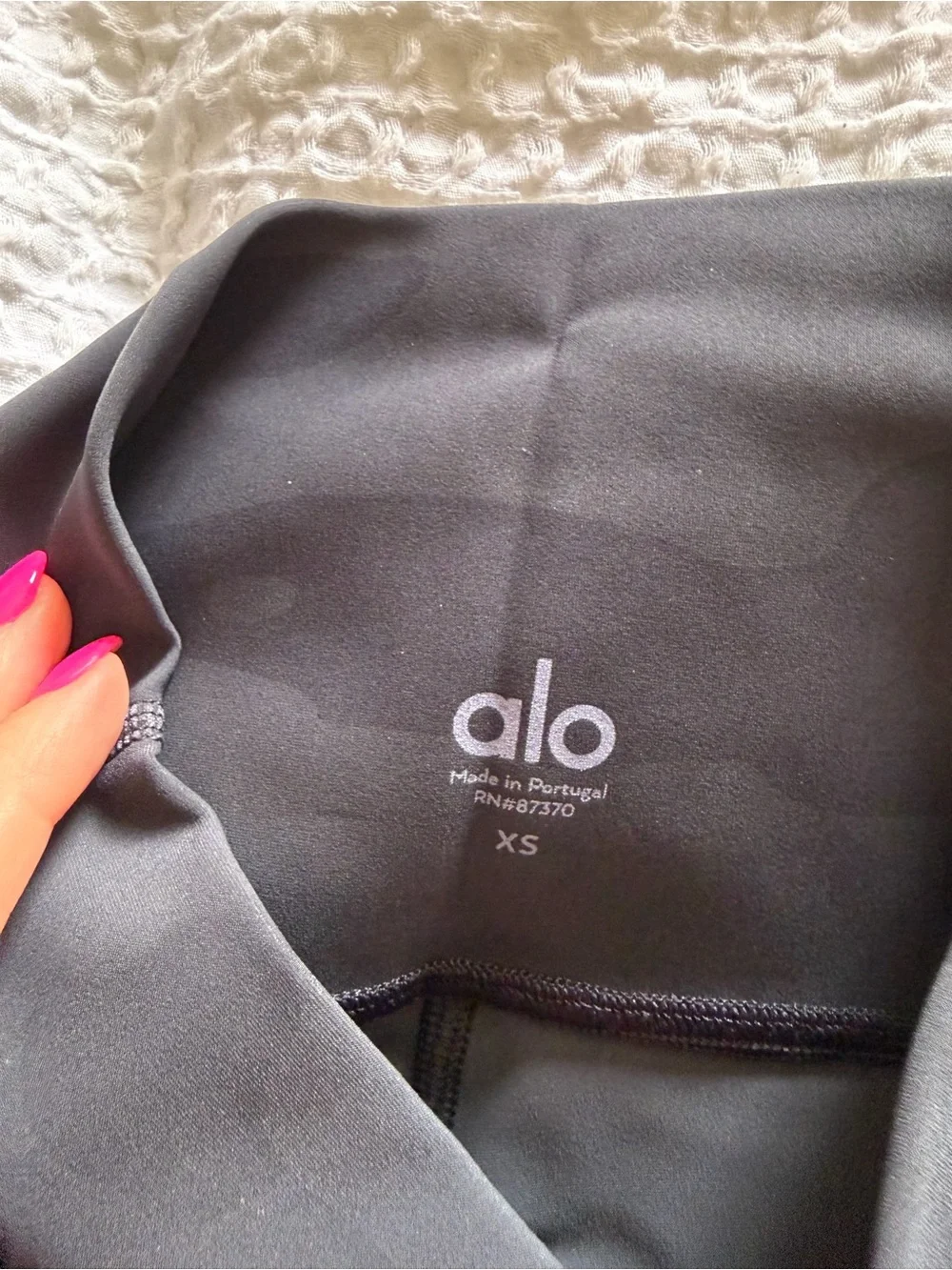 ALO Yoga high waist vapor women's Black Camouflage leggings